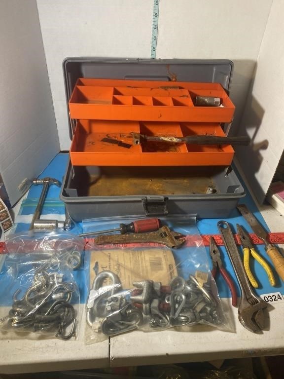 Flambeau tool/tackle box with tools