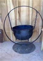 Cast Iron Kettle on Stand