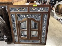 LARGE MIDDLE EASTERN STYLE GATED WALL MIRROR