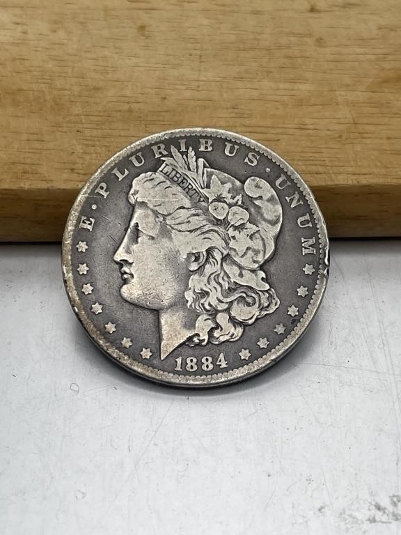 1884-O USA Morgan Silver Dollar 90% Silver 10%
