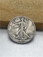 1945 Walking Liberty Half Dollar 90% Silver 10%