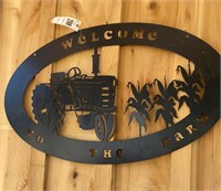 Welcome To The Farm sign