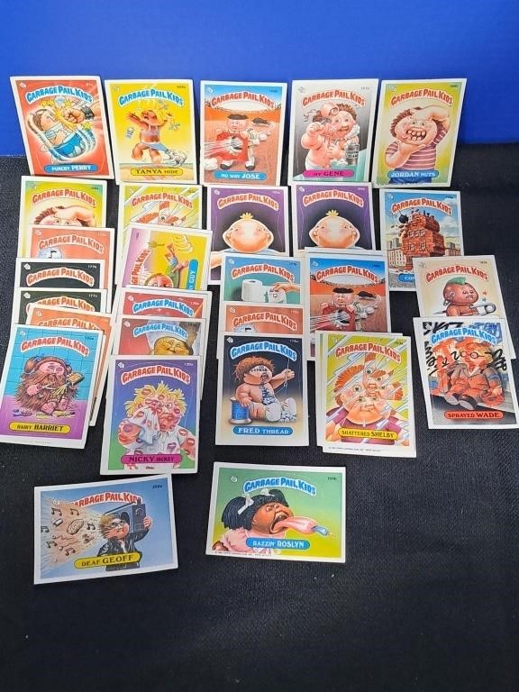 (39) Vtg. 1986 Garbage Pail Kids Cards