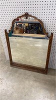 Heavy Sturdy Decorative Antique Mirror. Could