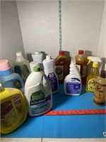 Wood cleaning and polish products  laundry and