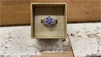 .925 Sterling Silver 2.20 CTW Oval Tanzanite and