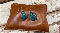 .925 Sterling Silver Kingman BL Copper Turquoise