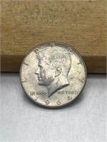1964 Kennedy Half Dollar 90% Silver 10% Copper 50C