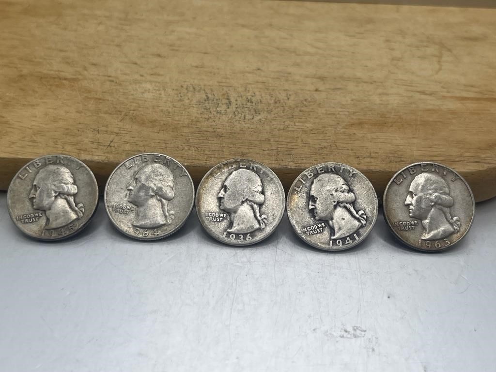 FIVE Quarters - 1936, 1941, 1945, 1963, 1964