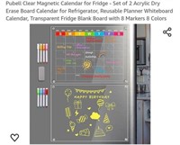 MSRP $18 Magnetic Calendar for Fridge