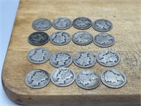 Sixteen Dimes from the 1920’s Various