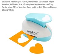 MSRP $13 Large Heart Paper Punch