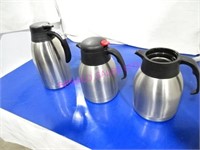LOT,8PCS ASST SIZE S/S COFFEE THERMOS