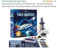 MSRP $16 Disney Space Mountain Game