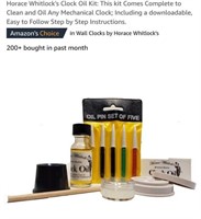 MSRP $34 Clock Oil Kit