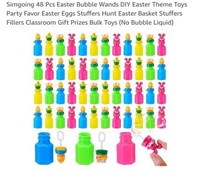 MSRP $10 48Pcs Bubble Wand Containers