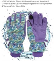 MSRP $20 Purple Ski Gloves
