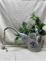 Decorated Galvanized Watering Can