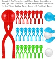 MSRP $13 30Pcs Snowball Makers
