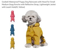 MSRP $12 Medium Dog Raincoat