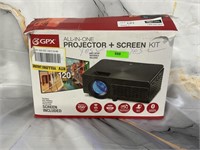 ALL IN ONE PROJECTOR AND SCREEN KIT, FOLDABLE