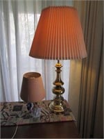 2 lamps incl:occ. japan figurine