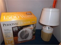 1500 Watt Heater & Battery Lamp