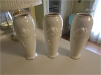3 lenox vases