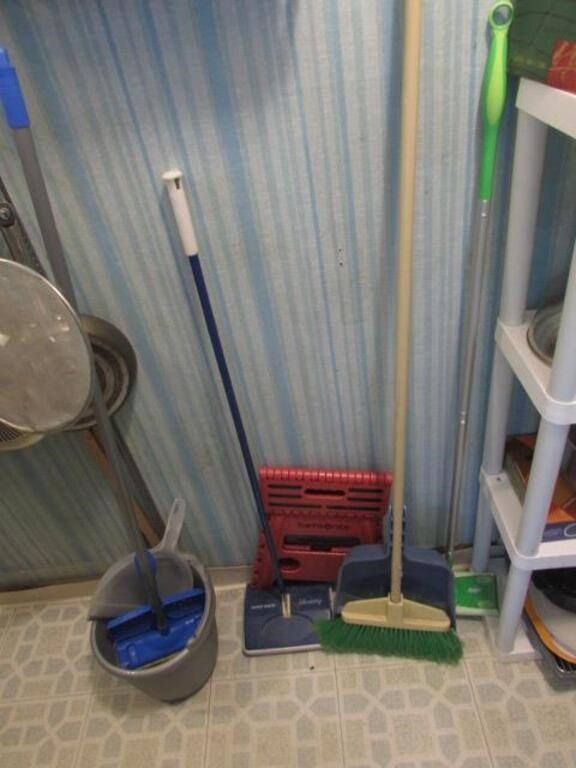 broom & cleaning items