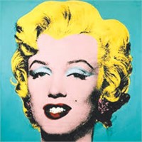 Andy Warhol Marilyn Shot Blue Lithograph