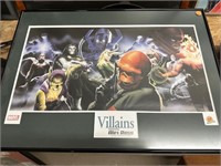 Framed Picture Villains by Alex Ross