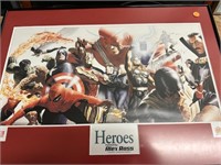 Framed Picture Heroes by Alex Ross