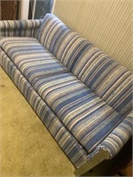 Simmons Hide-A-Beg sofa with chrome style a
