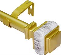 Square Marble Finials, Gold ROD