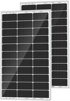 $140 2PCS Solar Panels 100 Watt 12 Volt