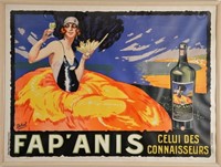 French Fap' Anis - Large format 1930's Poster