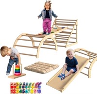 B9516  Pikler Triangle 3 in 1 Play Structure 36
