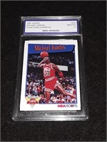 Michael Jordan 1991 Hoops GEM MT 10 Bulls