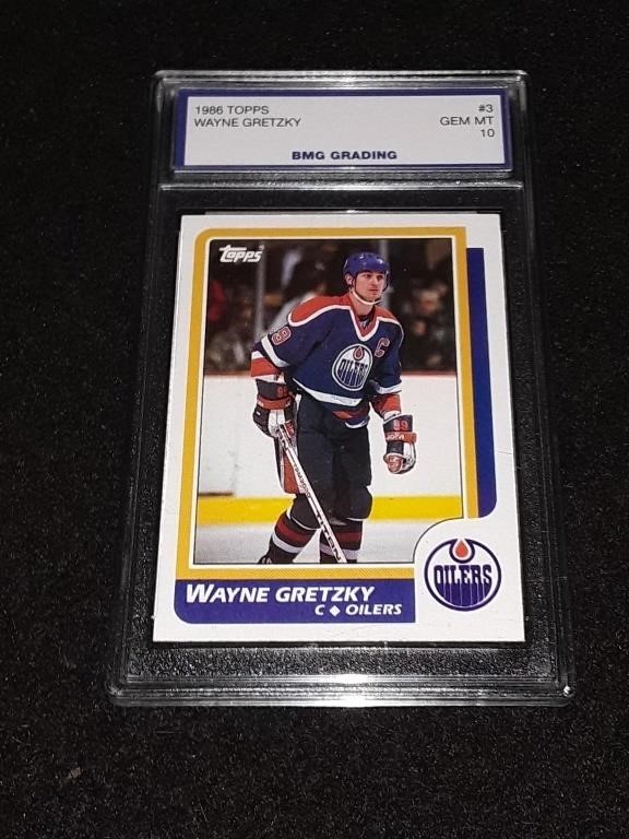 1986 Topps Wayne Gretzky GEM MT 10 Oilers