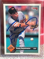 TODD FROHWIRTH autograph SIGNED