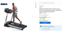 E4075 3HP Folding Treadmill 0.6-10 MHP 15 Preset