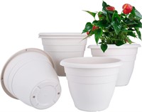 10-Pack 10 inch Plastic Planters
