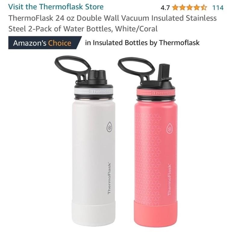 SR1141  ThermoFlask 24 oz Double Wall Stainless St