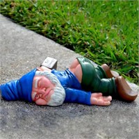 9.5'' Drunk Gnomes Statues Outdoor Decor
