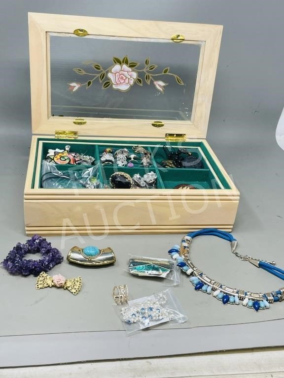 jewelry box & contents