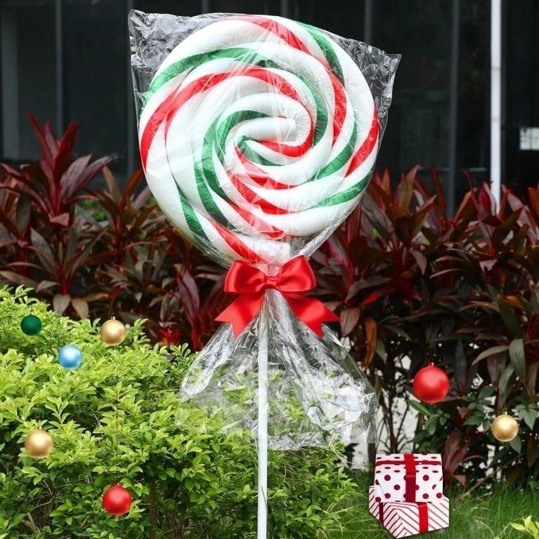 B2595  Baquler 5 ft Christmas Lollipops Pathway Li