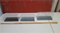 3 Plastic Display Cases (Fit 1:24 Scale Cars)