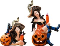 Vintage Witch Figurines - Set of 2