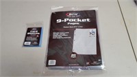 100 Card Sleeves & 9 PocketPages (20 pack)