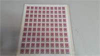Canada 5 Cent Stamp Full Sheet (100 Stamps)